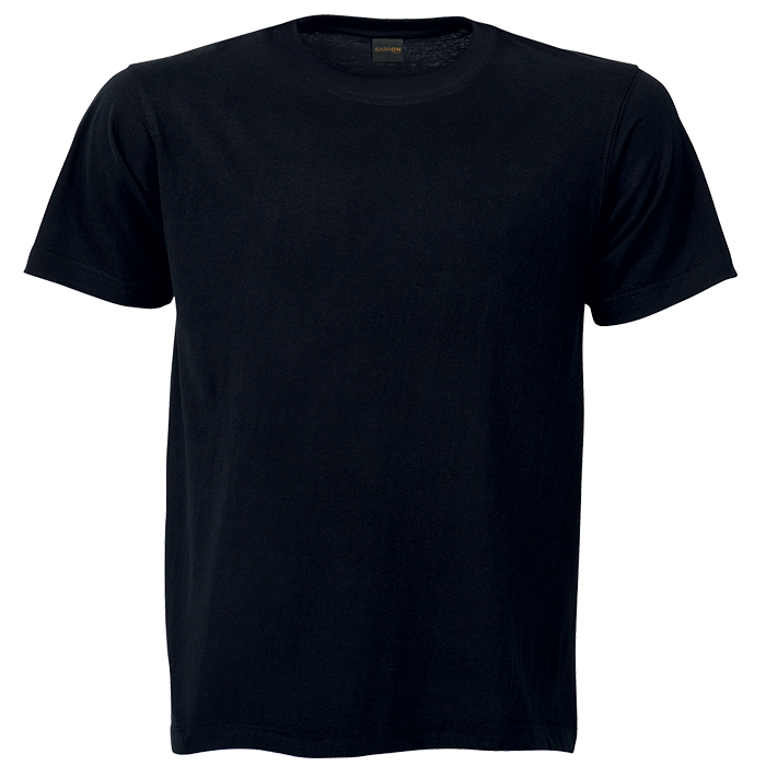 160g Barron Crew Neck T-Shirt  Black / LAR / 