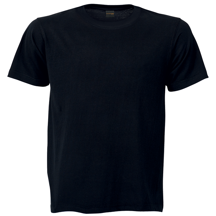 180g Barron Crew Neck T-Shirt  Black / XS / Regular