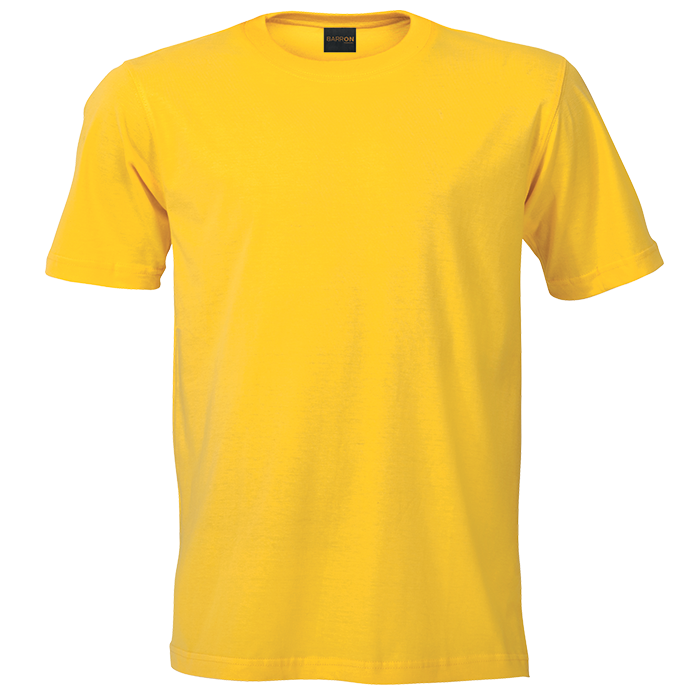 180g Barron Crew Neck T-Shirt  Yellow / XS / 