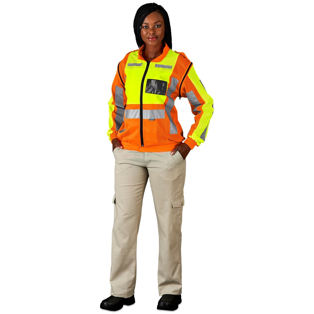 Metro Two-Tone High Visibility Reflective Zip-Off Jacket