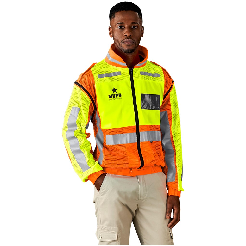 Metro Two-Tone High Visibility Reflective Zip-Off Jacket