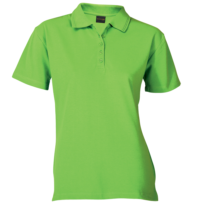 200g Ladies Pique Knit Golfer Lime / XS / Last Buy - Golf Shirts