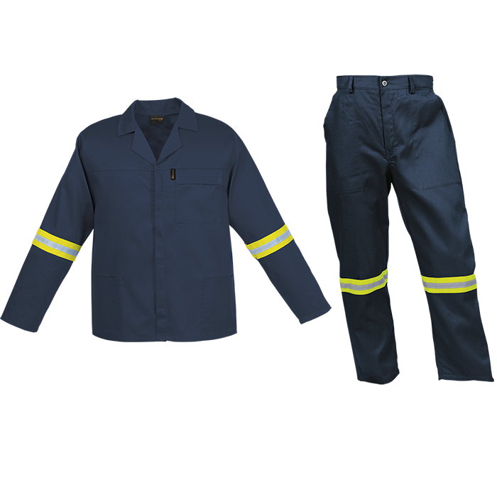 Creative Budget Poly Cotton Conti Suit with Reflective