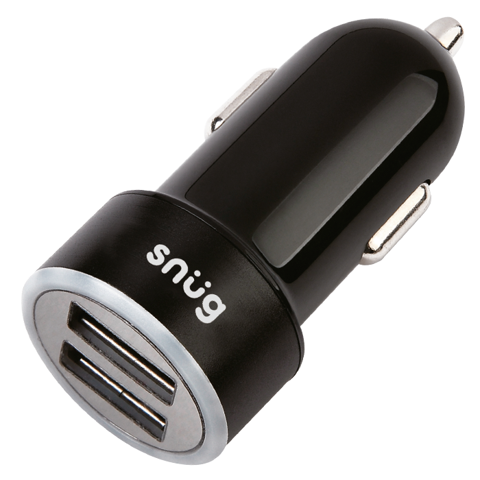 Snug Car Charger With Micro USB Cable