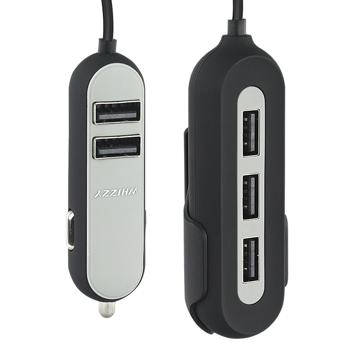 Whizzy 5 Port USB Car Charger