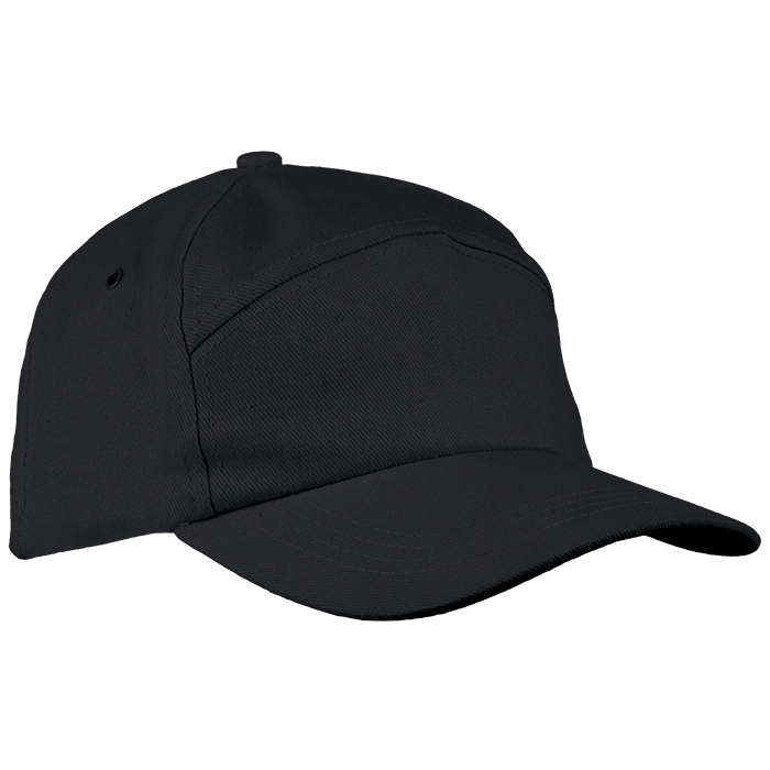 6 Panel Carbon Cap  Black / STD / Regular - Caps