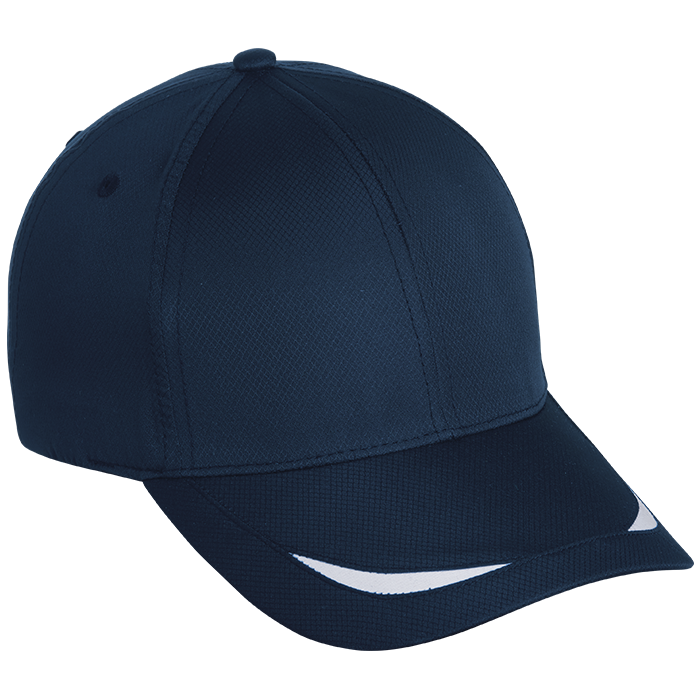 6 Panel Corner Insert Cap  Navy/White / STD / Regular