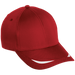 6 Panel Corner Insert Cap Red/White / STD / Last Buy - Caps