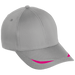 6 Panel Corner Insert Cap  Silver/Bright Pink / STD /