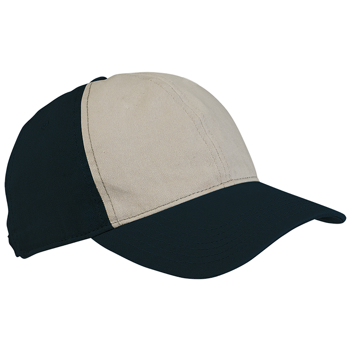 6 Panel Washed Cap  Navy/Stone / STD / Last Buy - 