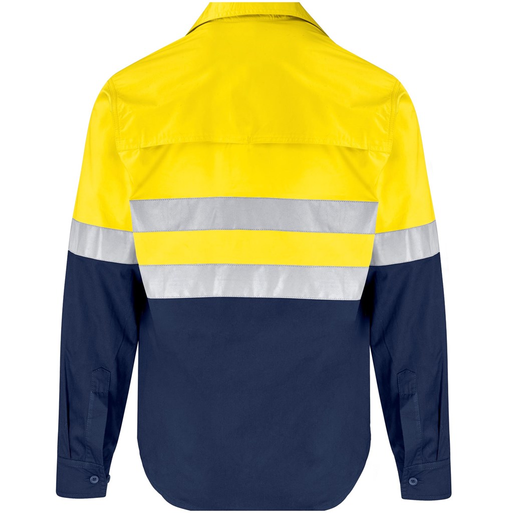Vented Two-Tone Reflective Work Shirt