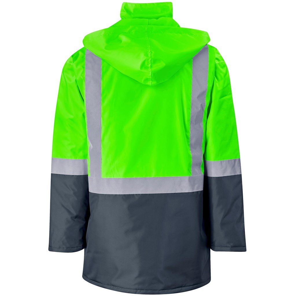 Padded Two-Tone High Visibility Reflective Jacket