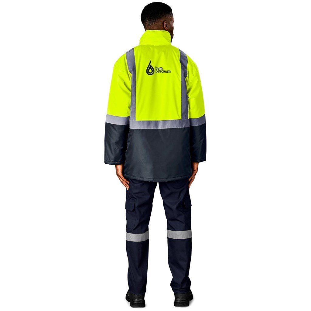 Padded Two-Tone High Visibility Reflective Jacket