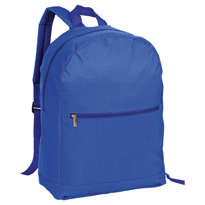 Arch Design Backpack With Zippered Front Pocket