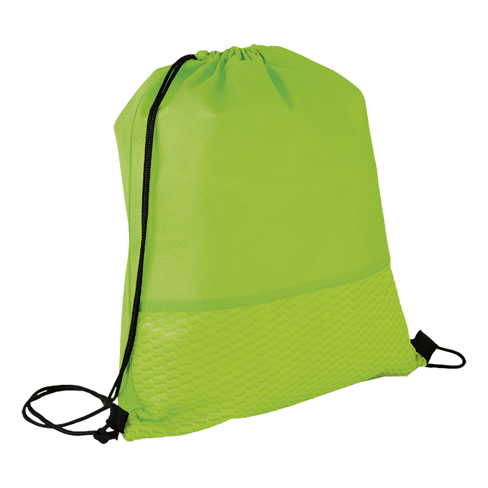 Wave Design Drawstring Bag Non-Woven