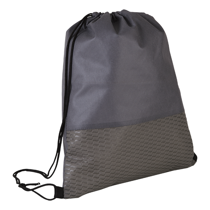 Wave Design Drawstring Bag Non-Woven