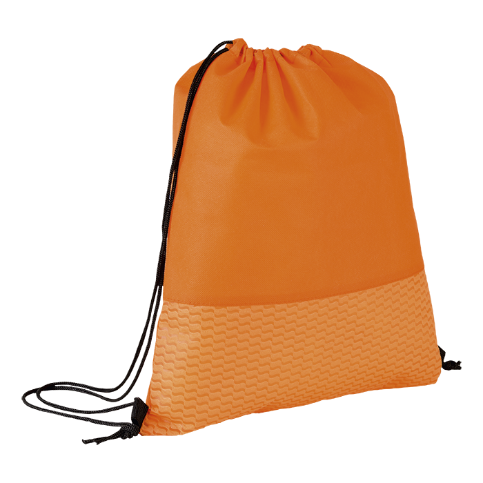 Wave Design Drawstring Bag Non-Woven