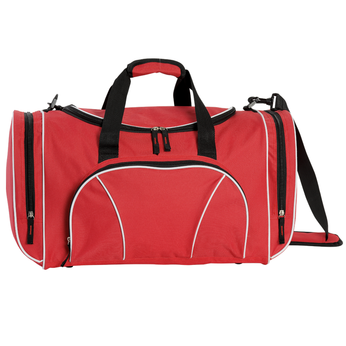 Sports Bag with White Piping