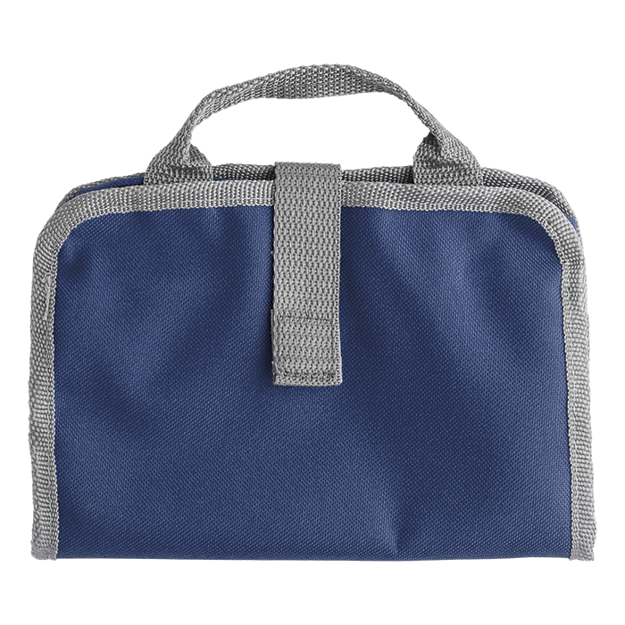Toiletry Bag with Dual Zippered Compartments