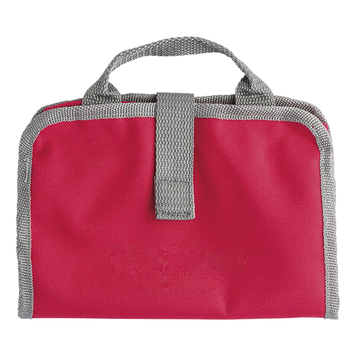 Toiletry Bag with Dual Zippered Compartments