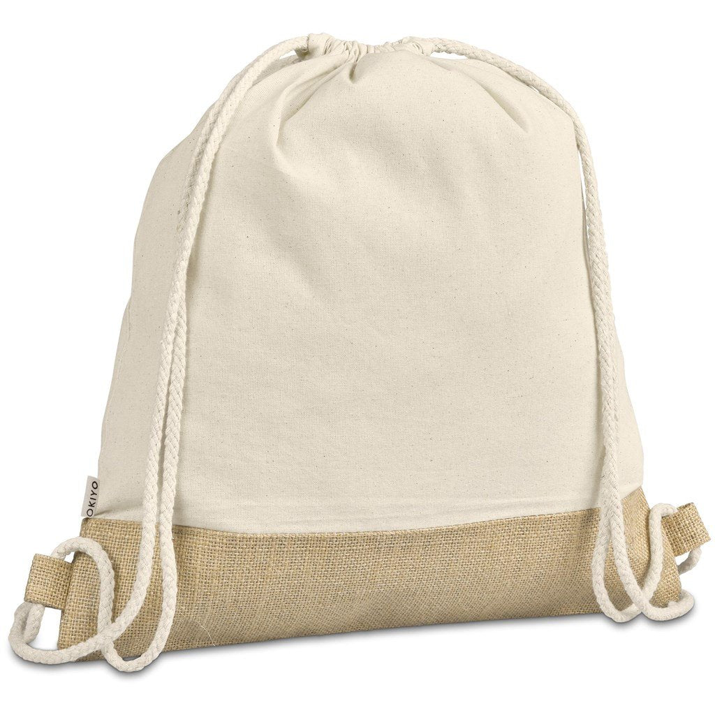 Bijin Jute & Cotton Drawstring Bag