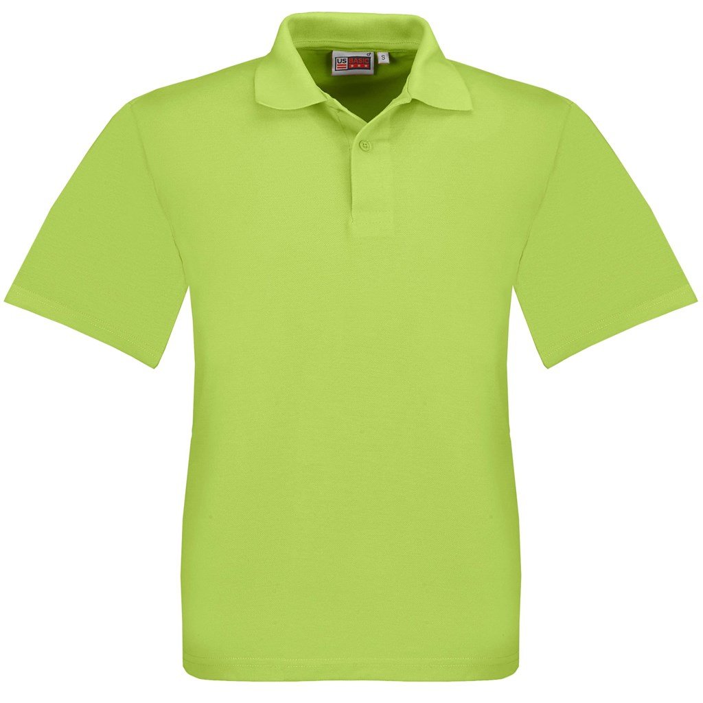 Kids Elemental Golf Shirt  - Lime