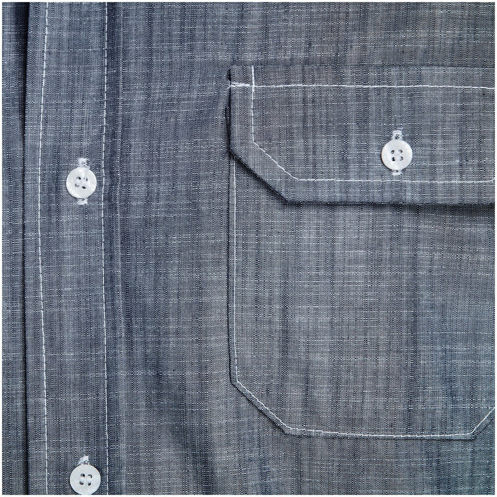 Mens Long Sleeve Windsor Shirt - Grey