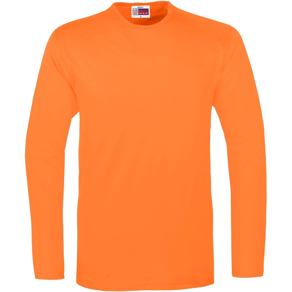 Mens Long Sleeve Portland T-Shirt - Lime