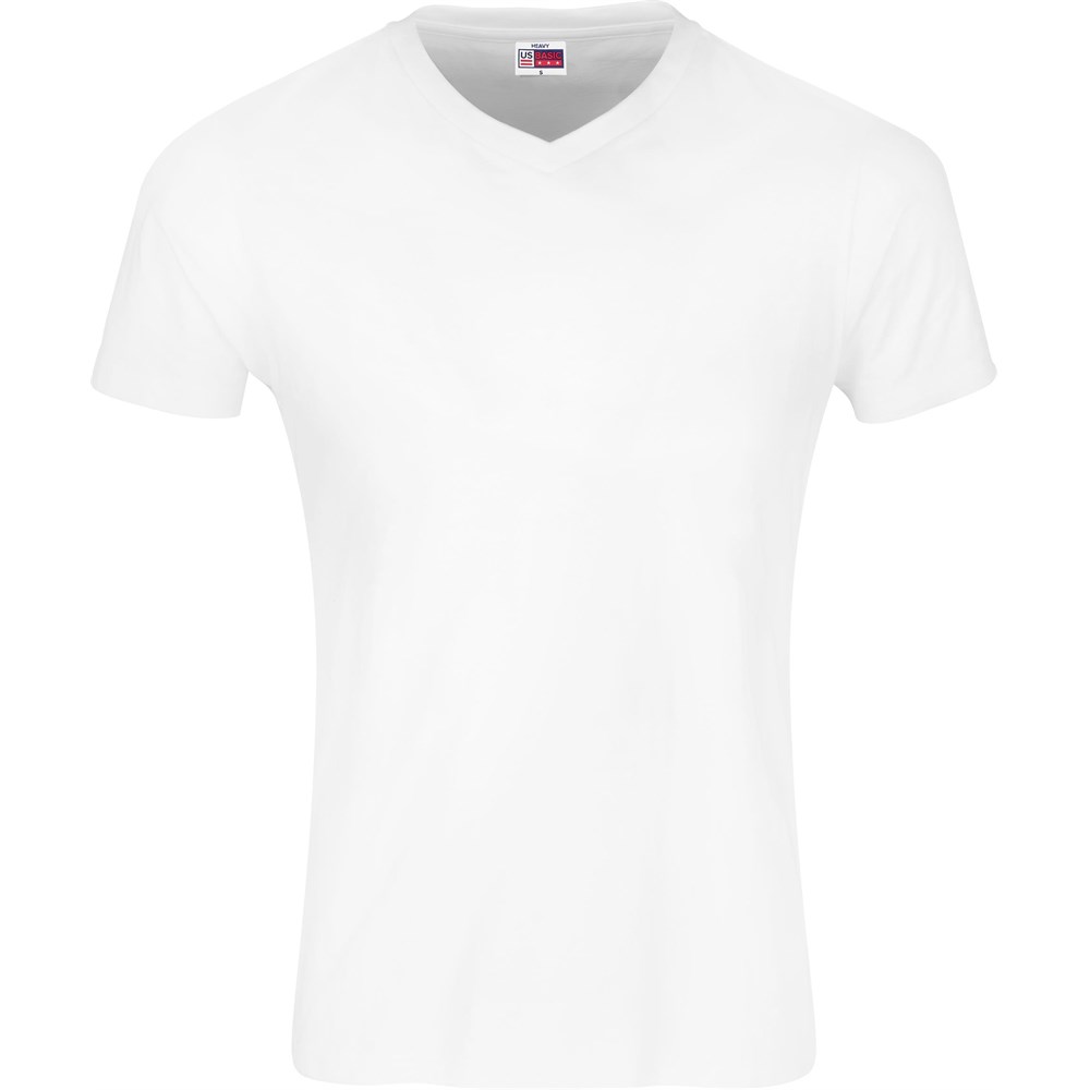 Mens Super Club 165 V-Neck T-Shirt - Lime