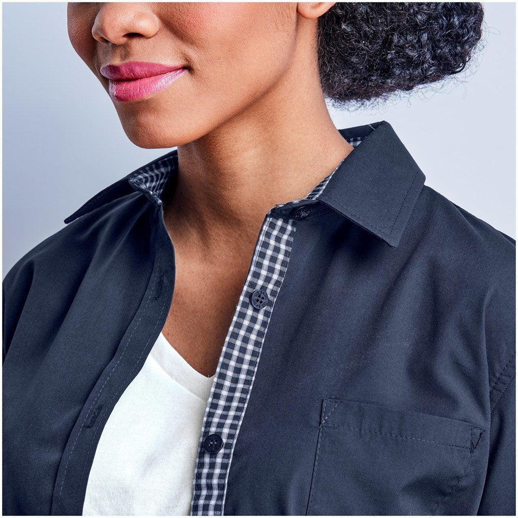 Ladies Long Sleeve Warrington Shirt - Black