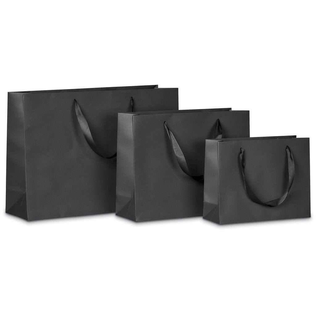Ritz Midi Paper Gift Bag - Black