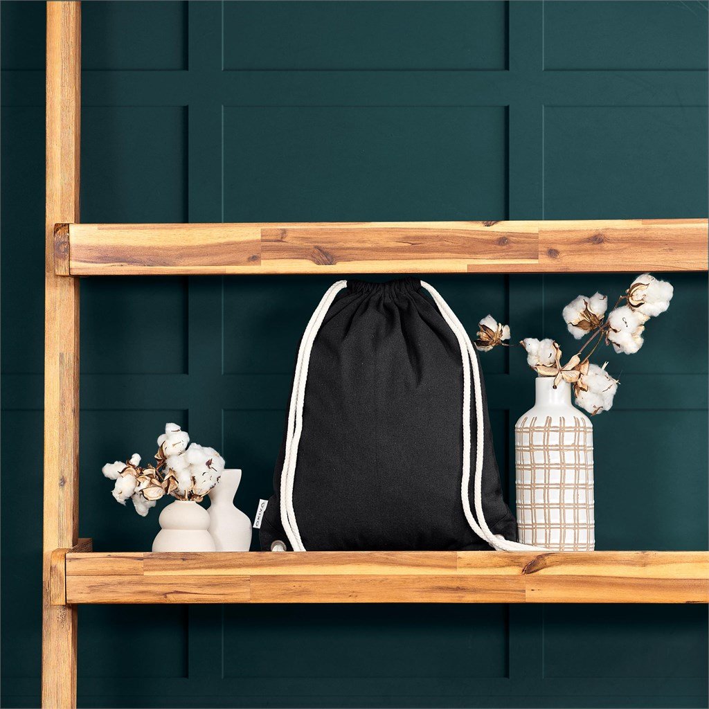 Kinchaku Recycled Canvas Drawstring Bag