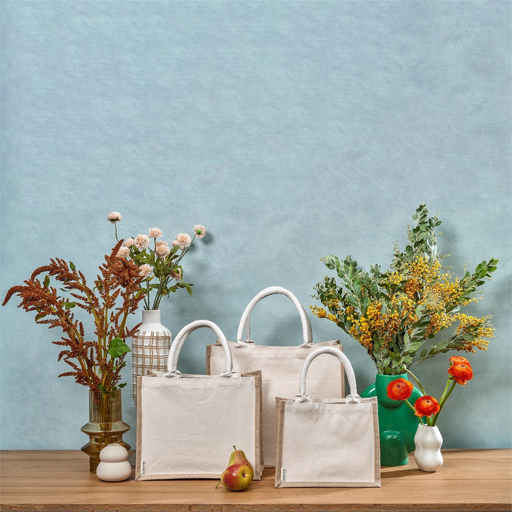 Chinsai Maxi Jute & Cotton Tote