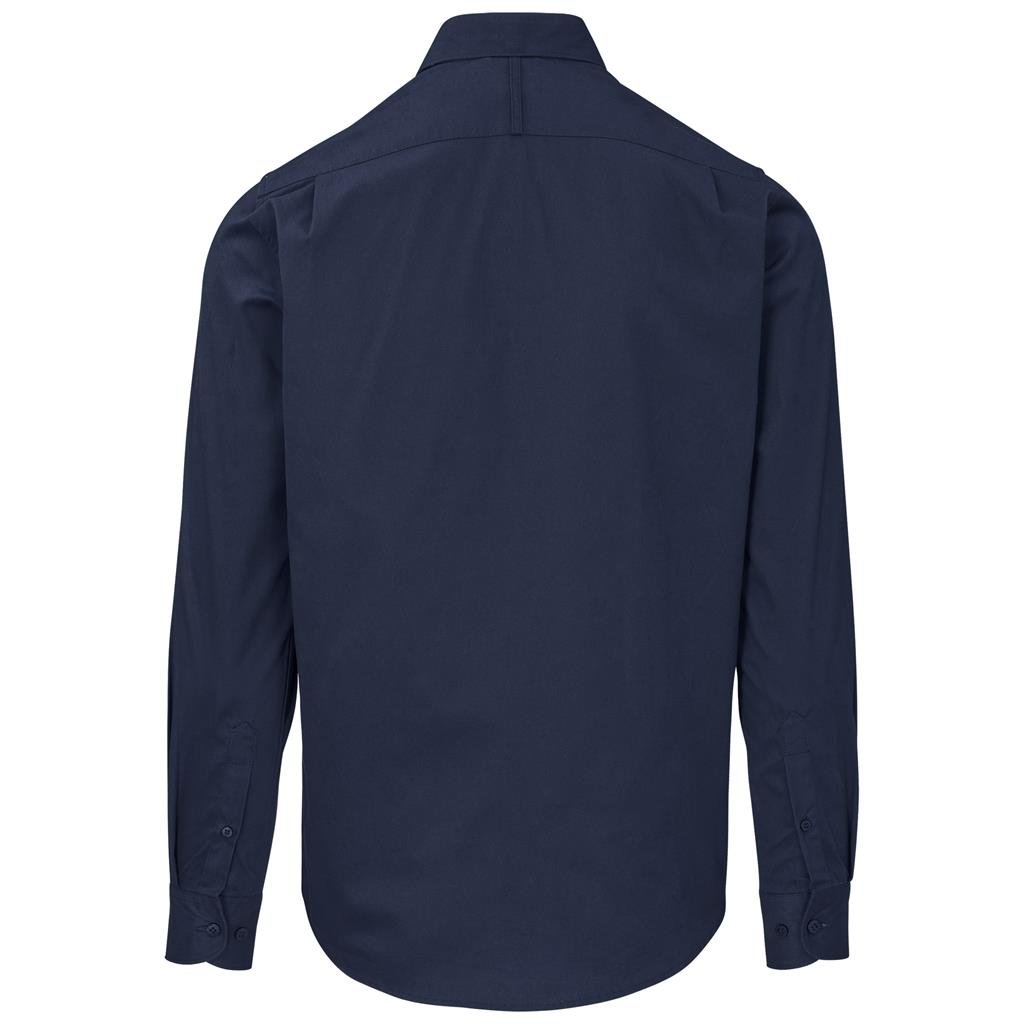 Mens Long Sleeve Cotton Twill Moderna  Shirt