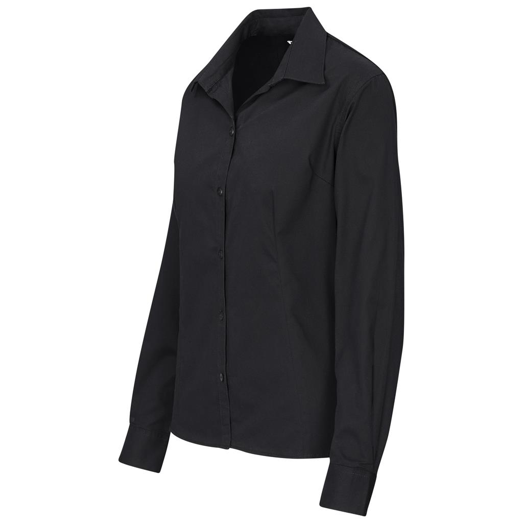 Ladies Long Sleeve Cotton Twill Moderna Shirt