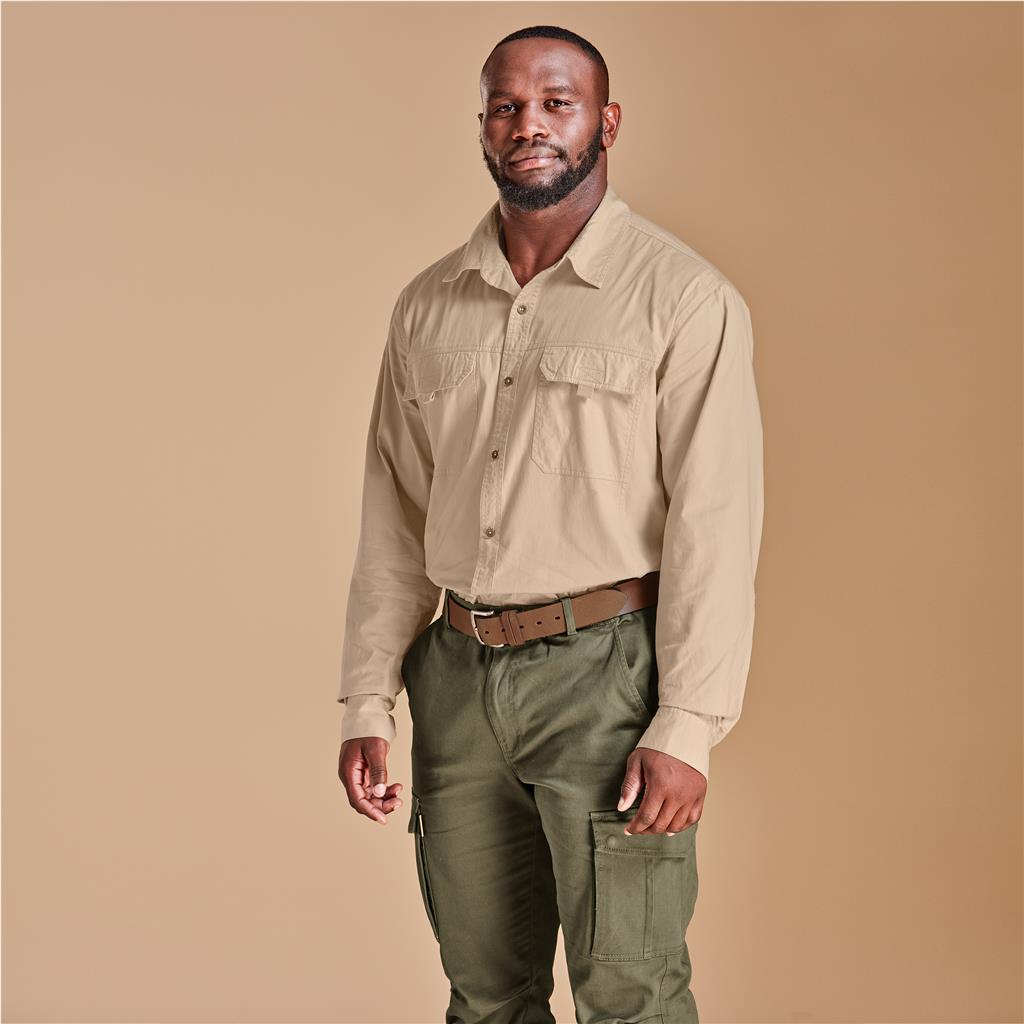 Mens Long Sleeve Mawenzi Twill Shirt