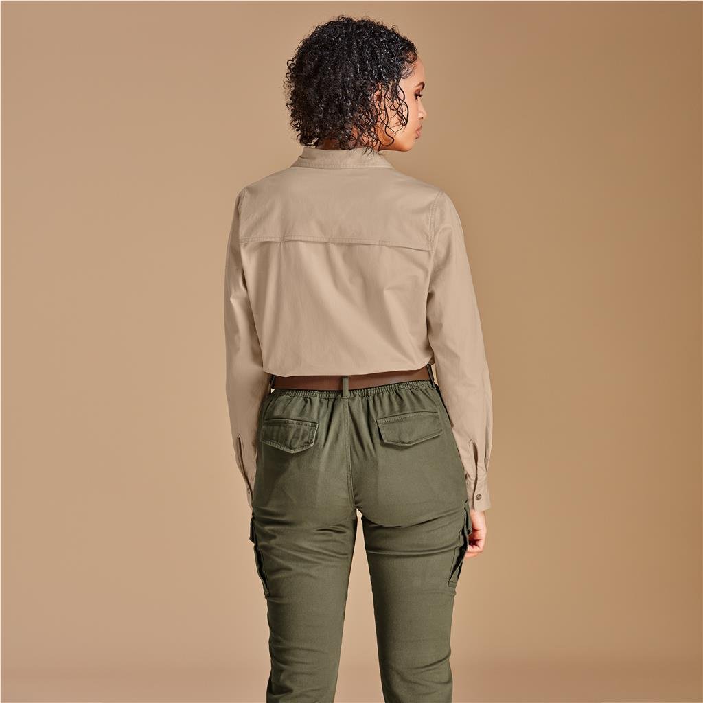 Ladies Long Sleeve Mawenzi Twill Shirt