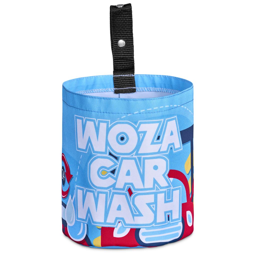 Pre-Printed Sample Custom Auto Polyester Car Refuse Holder