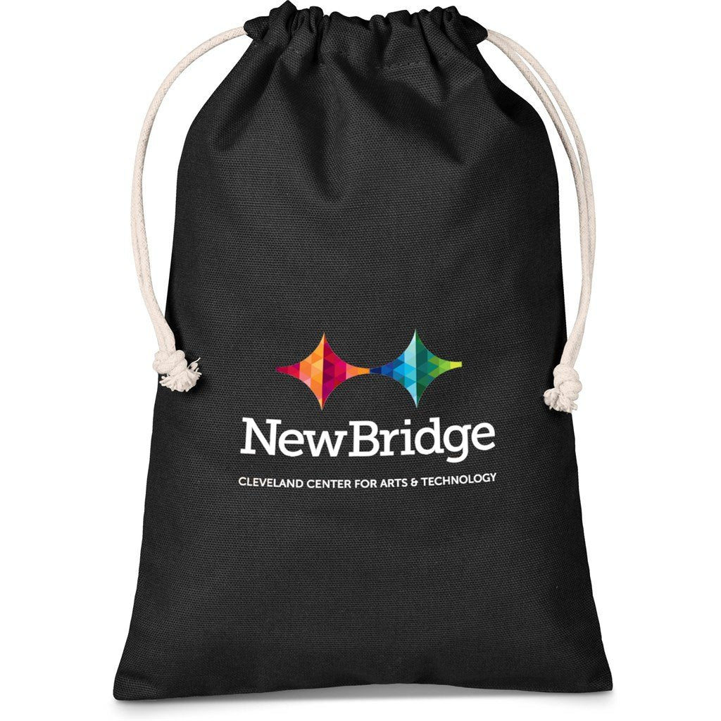 Allsorts Midi Cotton Drawstring Pouch - Purple