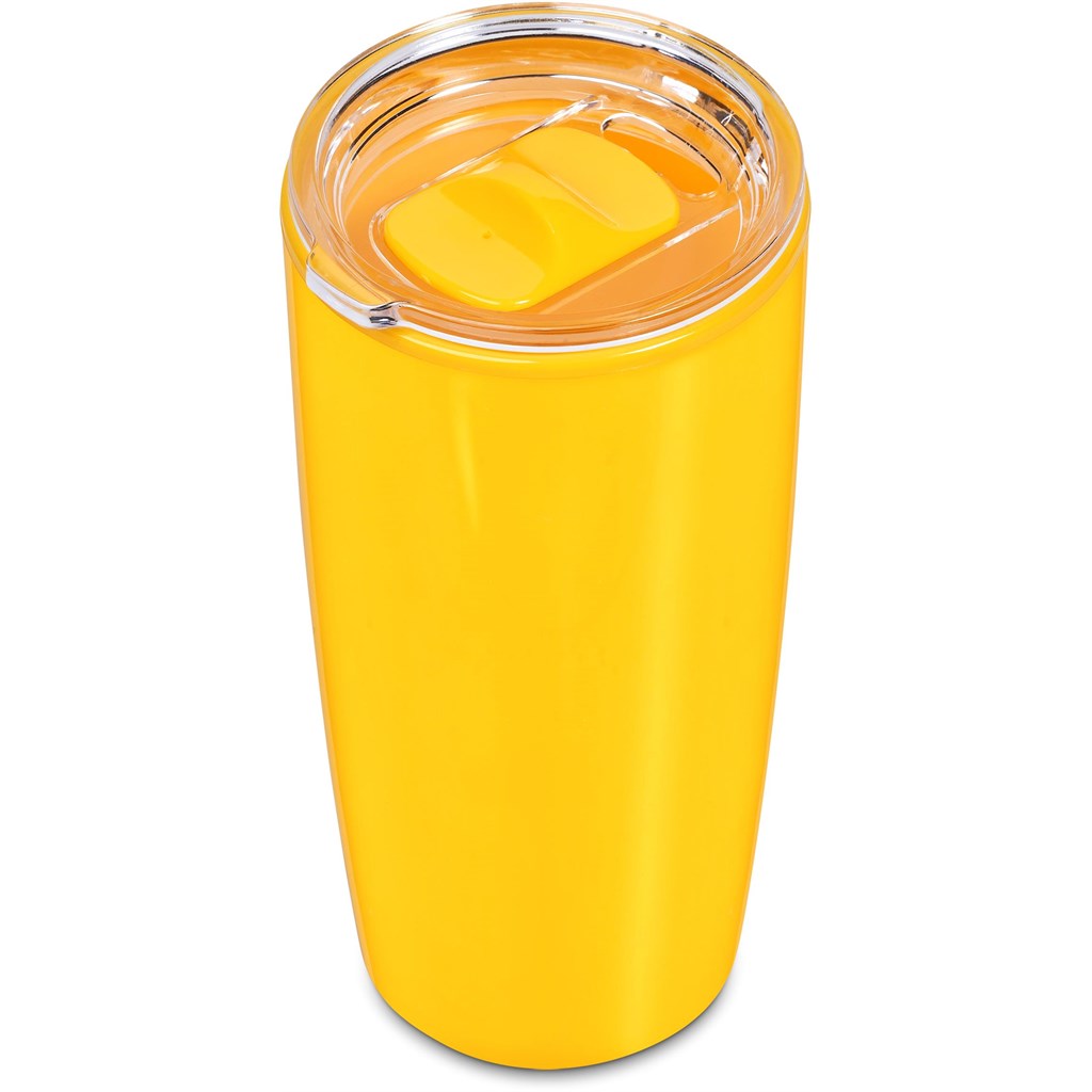 Daytona Plastic 2-in-1 Double-Wall Tumbler & Straw - 600ml