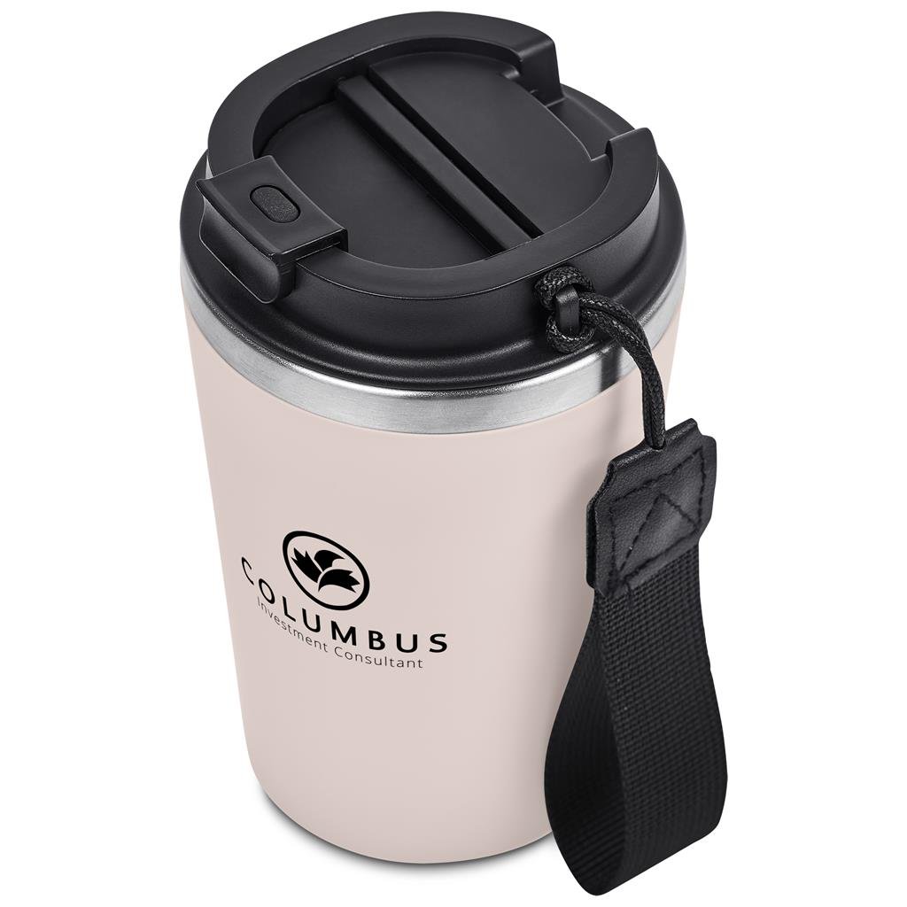 Luca Stainless Steel & Plastic Double-Wall Tumbler – 350ml