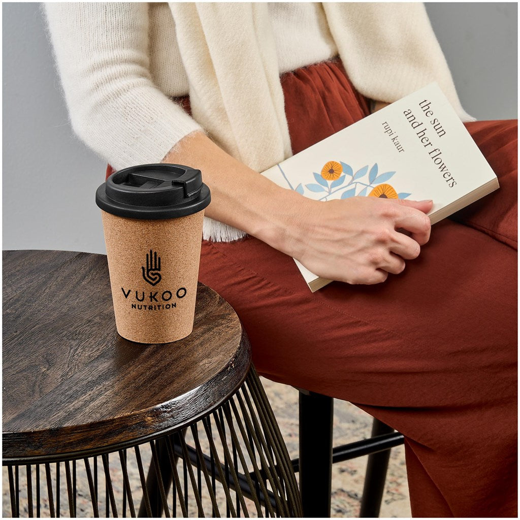 Joki Cork & Plastic Double-Wall Tumbler - 350ml