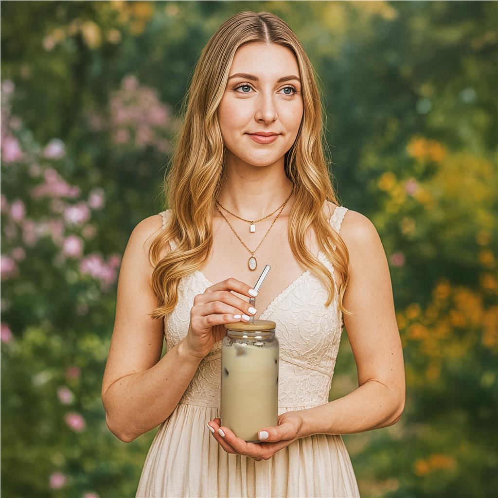 Natsu Glass & Bamboo Tumbler & Straw - 500ml