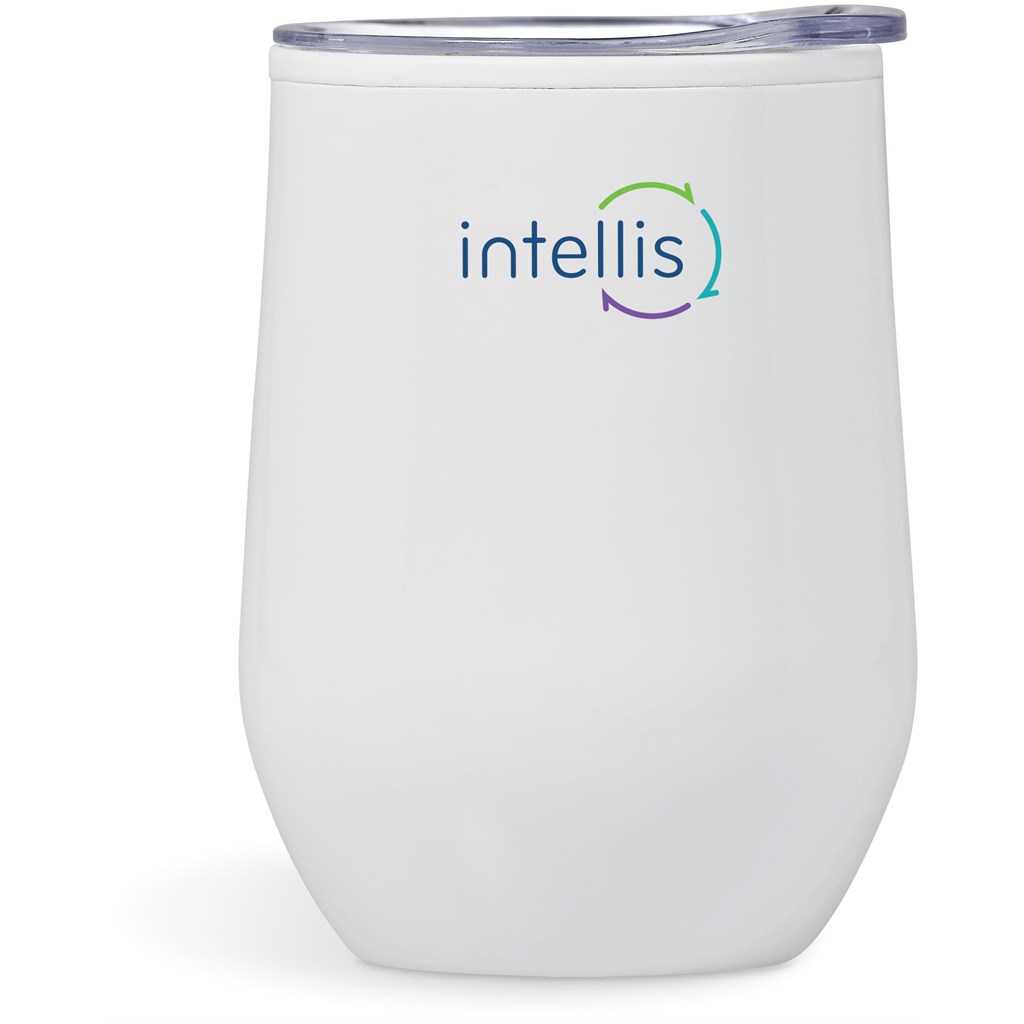 Stainless Steel & Plastic Double-Wall Tumbler - 350ml