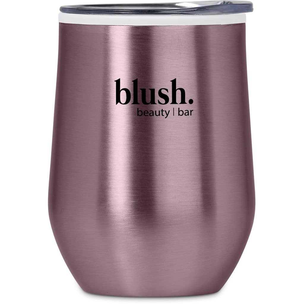 Vogue Madison Stainless Steel & Plastic Double-Wall Tumbler - 350ml
