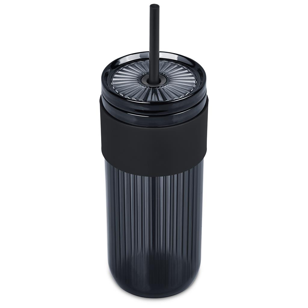 Mayfair Plastic Tumbler & Straw – 650ml