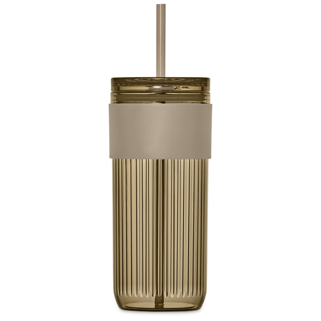 Mayfair Plastic Tumbler & Straw – 650ml