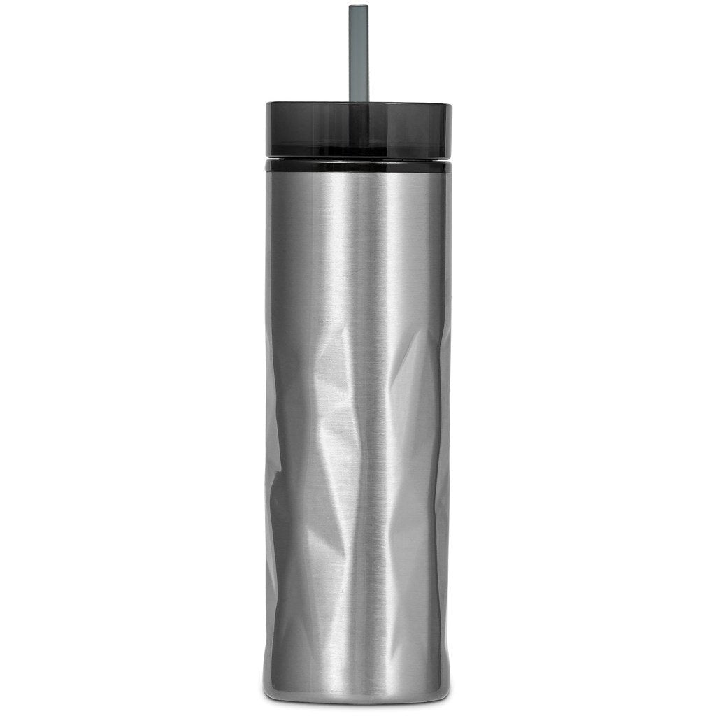 Serendipio Fire & Ice Stainless Steel & Plastic 2-In-1 Tumbler - 435ml - Silver
