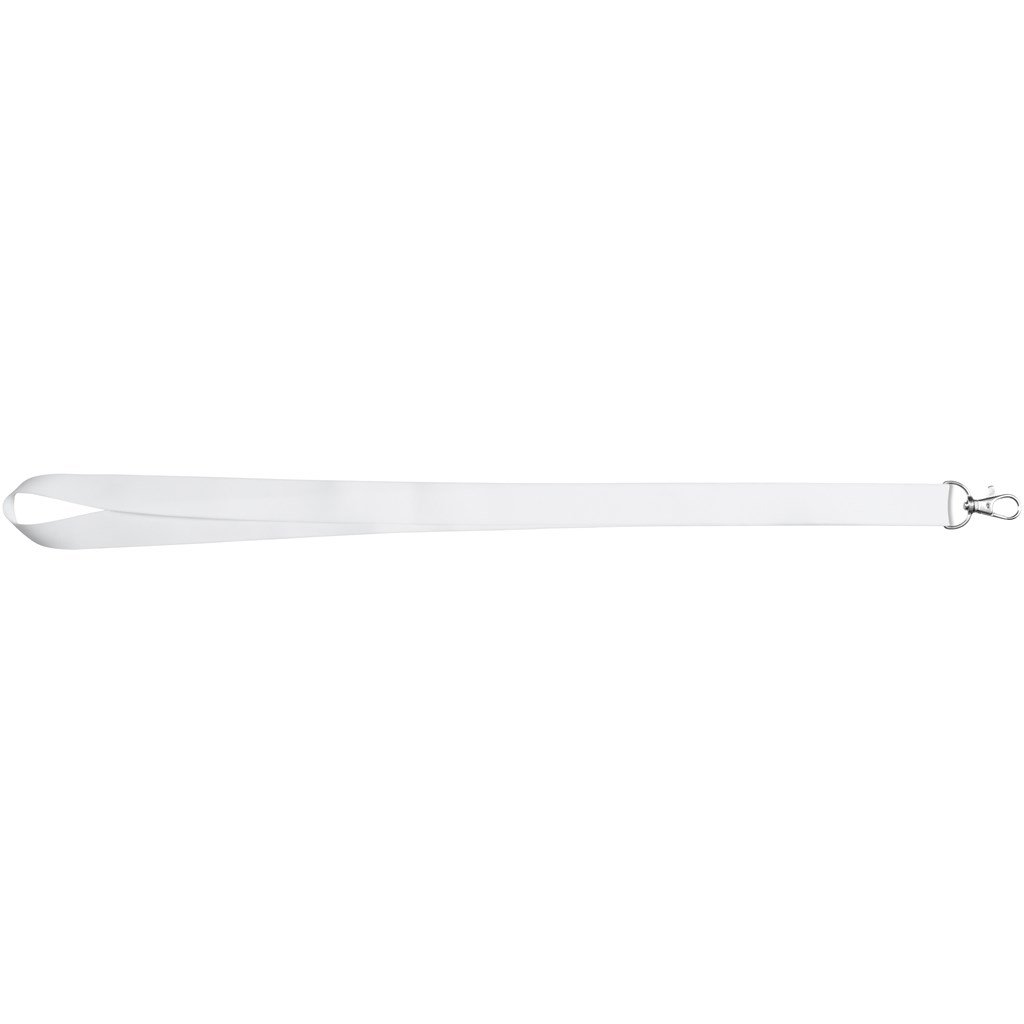 Snap Hook Clip Single-Sided Sublimation Satin Lanyard