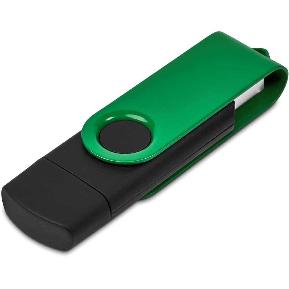 Shuffle Gyro Black Flash Drive – 8GB